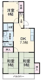村田ハイツ【1階】の間取り