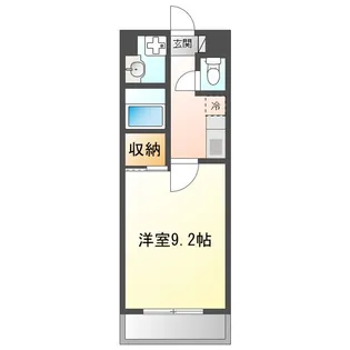 ヴィラクレールTAKAMATSU【4階】の間取り