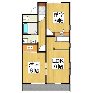 フォブールはまなすI・II・III【1階】の間取り