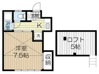 スワンレイクK【2階】の間取り