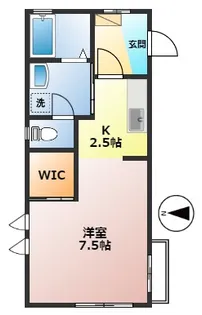 神奈川県小田原市酒匂2【アパート】の間取り