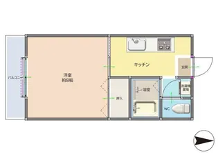 コーポグリーン【2階】の間取り