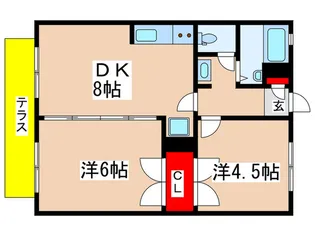 サイレントパ-ク16【1階】の間取り