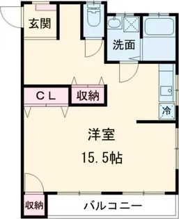 プチハウスII【2階】の間取り