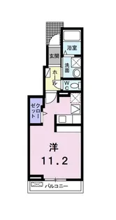 ルーチェ・デルソーレII【1階】の間取り