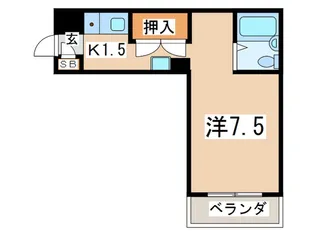 ヴィラフローレスタ【3階】の間取り