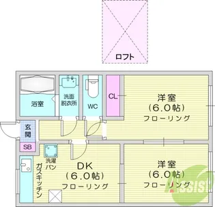 コーラル館【1階】の間取り