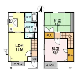 アネックスC【1階】の間取り