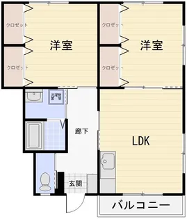 アウローラ B【1階】の間取り