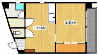 和秀大須賀ビル【2階】の間取り