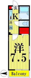 セレ千住【3階】の間取り