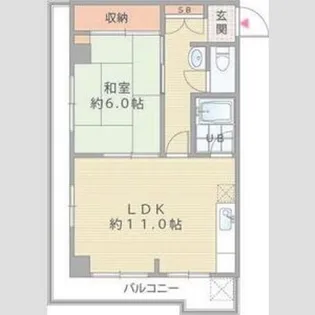 サンシャイン上北【2階】の間取り