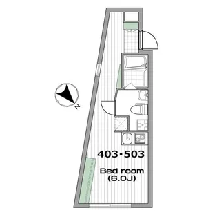 アージュドール白山【5階】の間取り