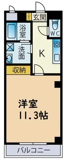 リバパレス蘇我【1階】の間取り