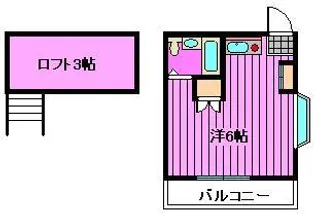 リレントレオII【2階】の間取り