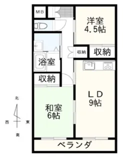 ナカジマビル・5【5階】の間取り