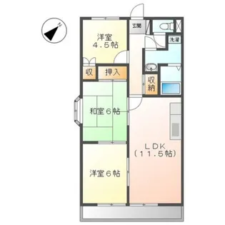 メゾン・ド・K セセラギ【2階】の間取り