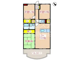 ユーミー蔵【1階】の間取り