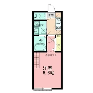 イデアル湘南【1階】の間取り