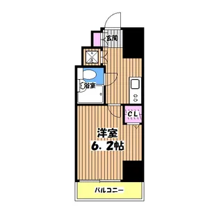 スパシエ八王子クレストタワー【5階】の間取り
