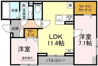 With Grace Heaven【2階】の間取り