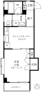 エスポワール陣屋【3階】の間取り
