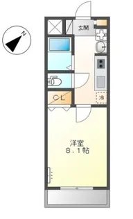 SUN CROSS ROAD【2階】の間取り