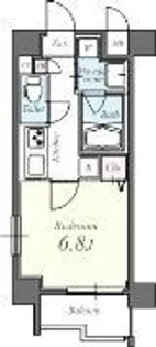 SUPURUSE板橋 弐番館【6階】の間取り
