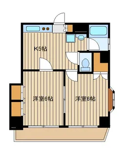 若尾レジデンス【4階】の間取り