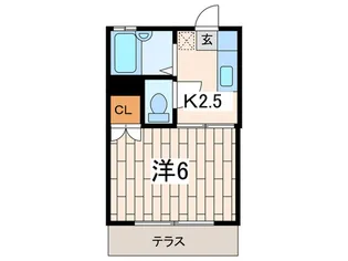 ハイツA&M【1階】の間取り