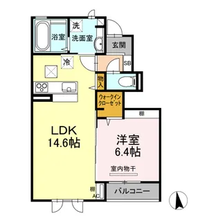 La・Maison A棟【1階】の間取り