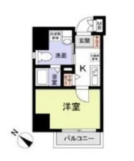Zest横浜【3階】の間取り