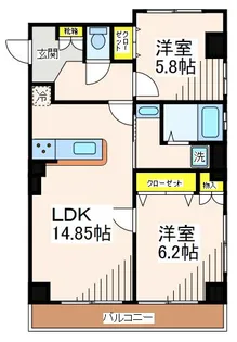 コーポ石井【1階】の間取り