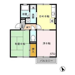 アネックス中野II【1階】の間取り