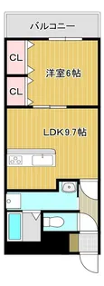 Uフラット【2階】の間取り