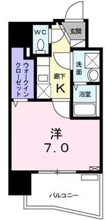 メルヴェーユ・押上【6階】の間取り