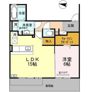 Viola Village(ヴィオラ ヴィレッジ)【1階】の間取り