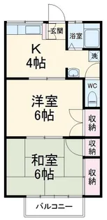 フォレット南【2階】の間取り