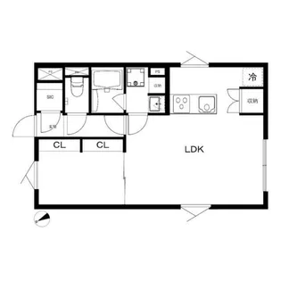 CREAL江戸川橋【2階】の間取り