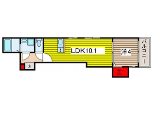 f-cube V【1階】の間取り