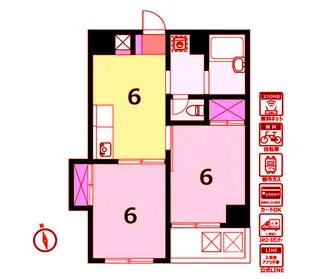 ポーテラス本郷【4階】の間取り