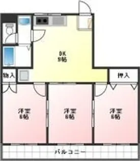 メゾン新明【2階】の間取り