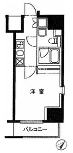パークウェル蔵前【11階】の間取り
