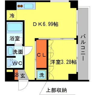 LEGIAN【3階】の間取り