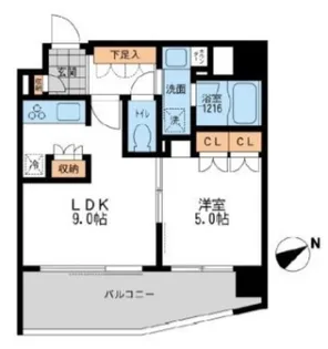 プライマル三軒茶屋【3階】の間取り