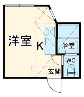 ユナイト根岸アンドレッティー【1階】の間取り
