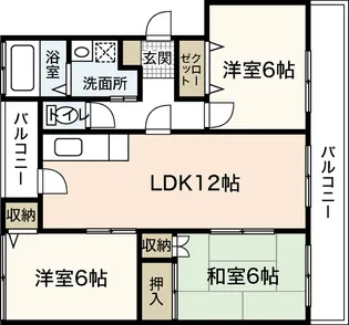 エントピアK・S【3階】の間取り