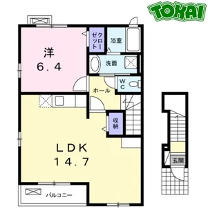 M&M【2階】の間取り