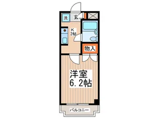 白糸台レジデンス【2階】の間取り