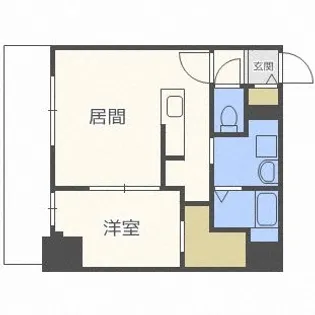 ラヴェーラ大通公園【2階】の間取り